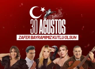 30 Ağustos Ücretsiz Konserleri | Eda Özülkü , Suat Suna , Yonca Evcimik , Zeynep Dizdar , Metin Özülkü