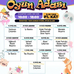 metromall avm eylul ayi etkinlikleri