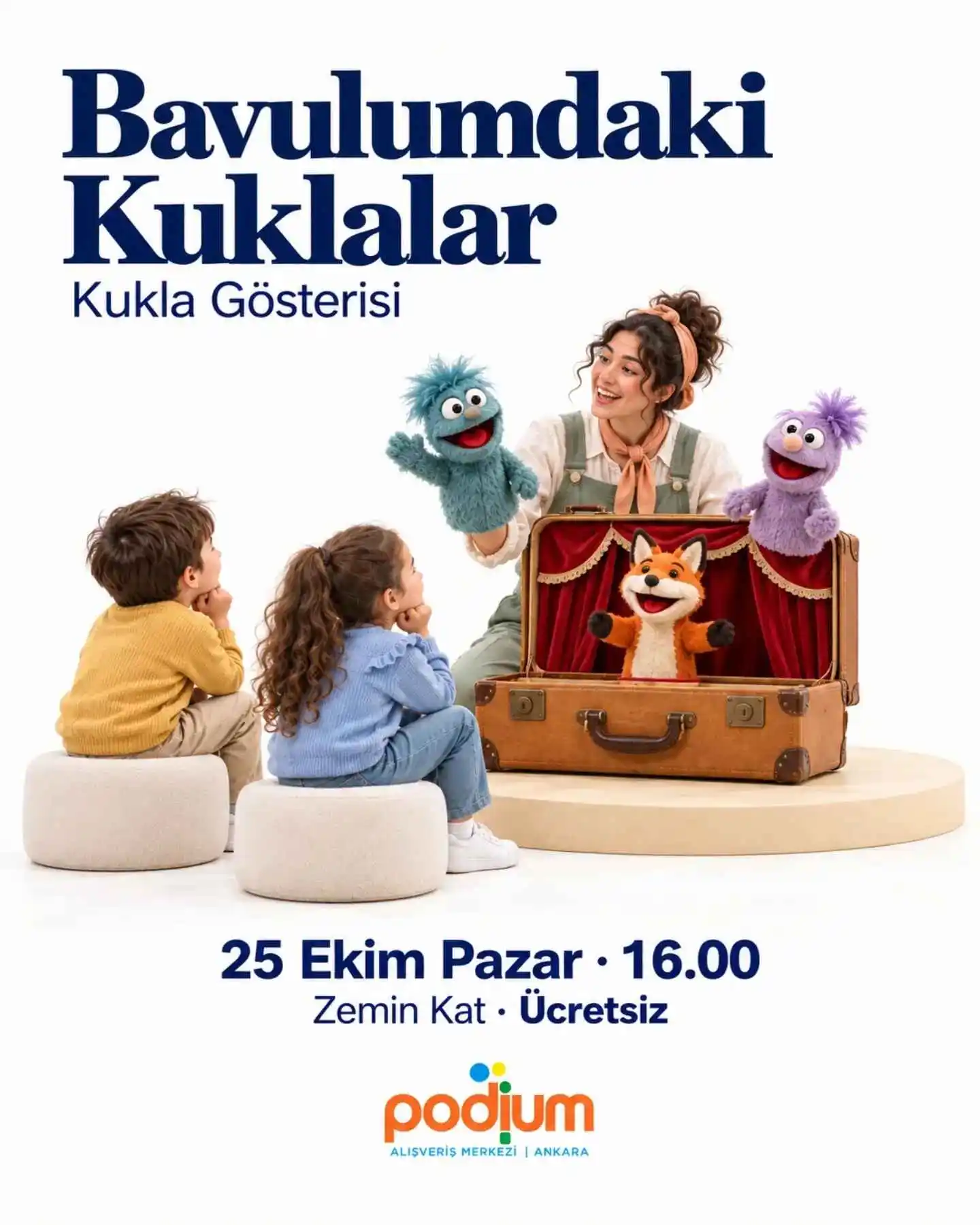 Podium avm 25 ekim bavulumdaki kuklalar