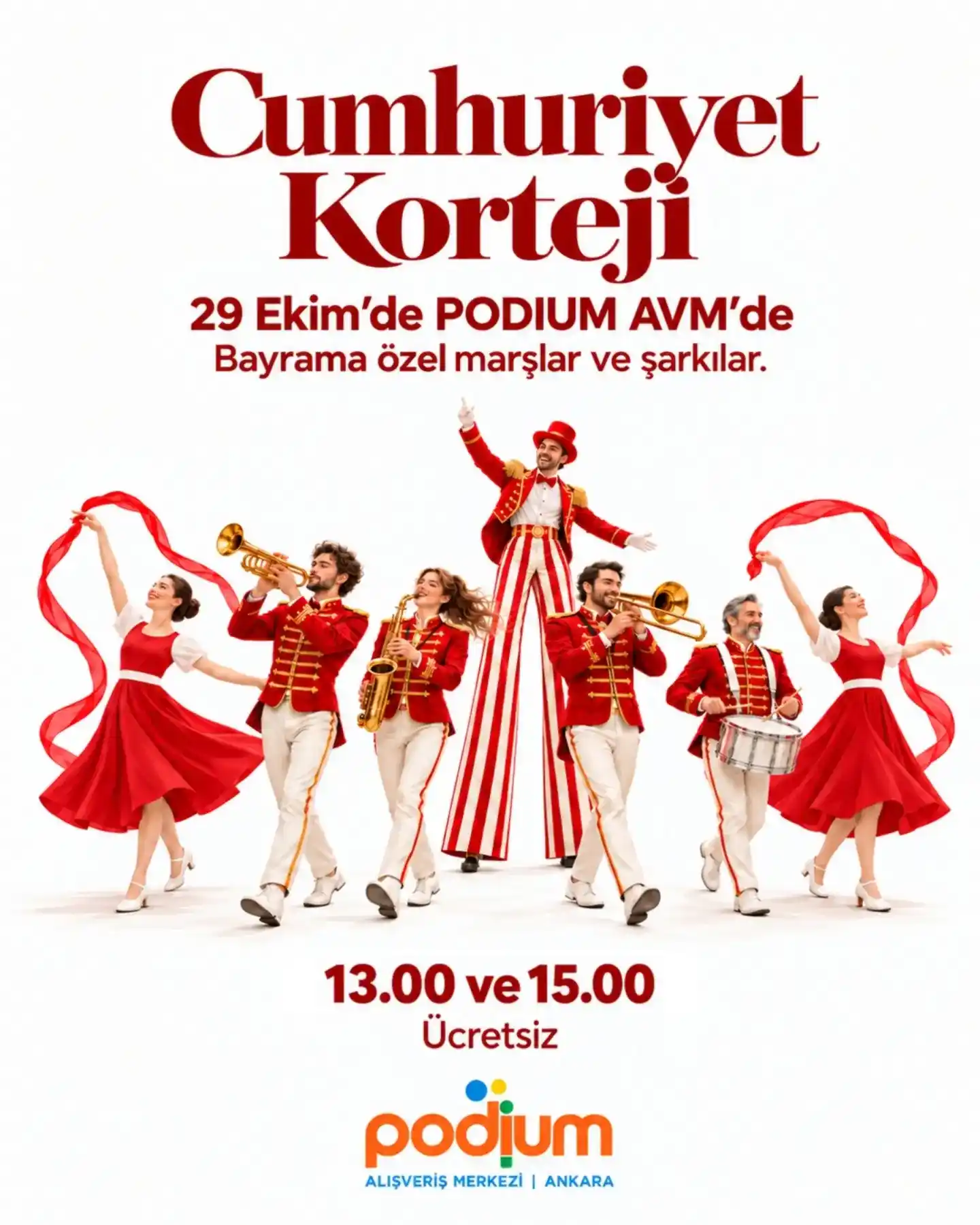 podium avm 29 ekim korteji 2