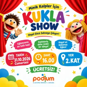 podium avm 31 ekim kukla gosterisi